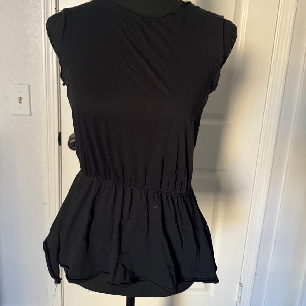 All saints sleeveless peplum tank